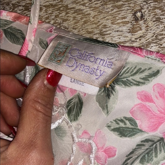 Vintage California Dynasty pajama set Barbie pink - Picture 7 of 8